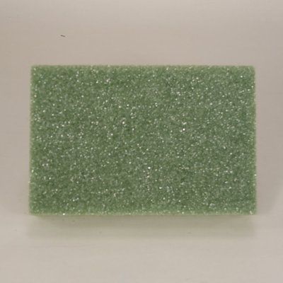 Styrofoam Block 8 x 4 x 2 Thick Green (Real Styrofoam)