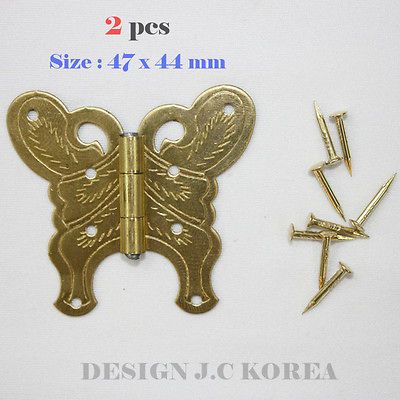 Furniture Cabinet Antique Butterfly Door Hinges KOREA Hardware J.C 92