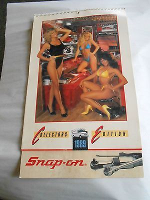 Calendar Snap On Tools Pin Up Girls Calendar Collectors Edition 1989