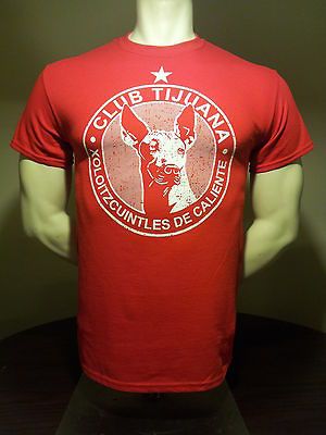 TIJUANA Mens Tee Shirt XOLOITZCUINTLE S DE CALIENTE Xolos rubenchoo