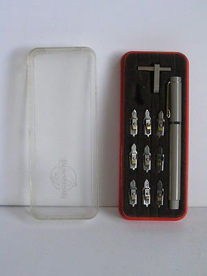 GERMAN ENGINEERING CALLIGRAPHY DRAFTING TOOLS NIBS PEN SET BOXED