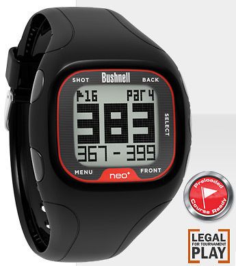 BUSHNELL NEO PLUS (BLACK) GOLF GPS WATCH NEW 2012