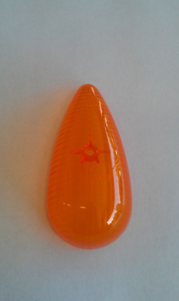 NEW RV / Camper / Trailer Teardrop Clearance Light Lens (Amber)