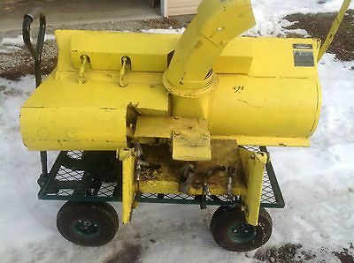 John Deere Model 400 Lawn Tractor Front Attach. Snowblower Model #