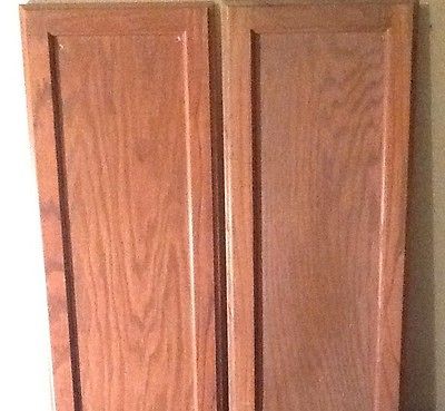 Oak Wood Cabinet Doors 11 2/3W X 29 1/2L