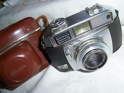 Camera Balda Baldessa 1B + westanar 12,8/45 lens brown case BR15