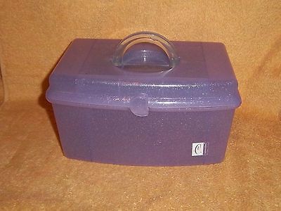 Caboodle Make Up Case CABOODLES Lavender Glitter #2720