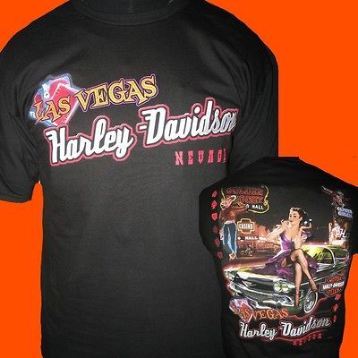 Las Vegas Dealer FREEMONT ST. PINUP on CADDY T Shirt 3X # LV005