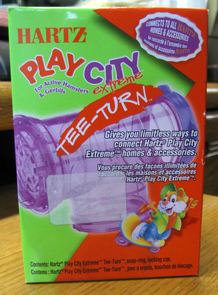 Hartz Play City Extreme Hamster & Gerbil Tee Turn_New in box_FREE