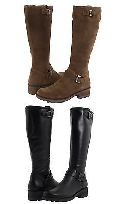 La Canadienne Womens Caleb Brown Stone or Black Casual Side Zip