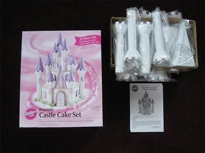 Wilton Romantic Castle Cake Set 32 Pcs ~ Barbie Princess Pirate Cakes