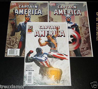 CAPTAIN AMERICA (v.5 2005) #43,45,46, TIMES ARROW, by Ed Brubaker, 3