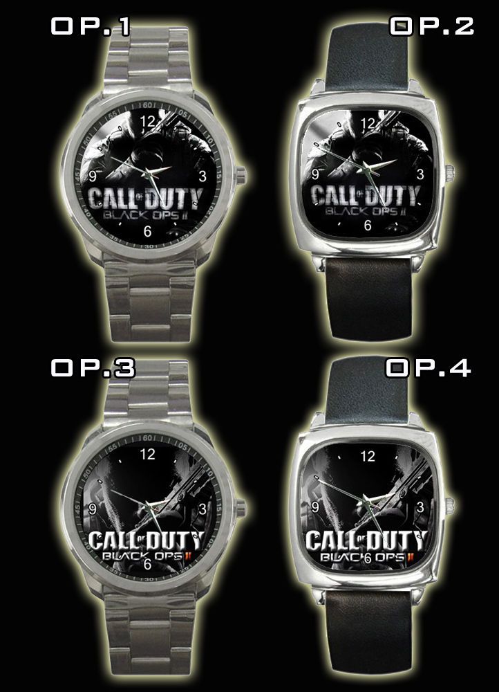 Call Of Duty BLACK OPS 2 II Xbox360 PS3 PC watches wristwatches