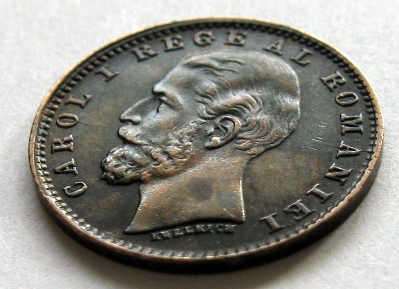 Romania 1 ban 1900 B coin km#26 nice grade