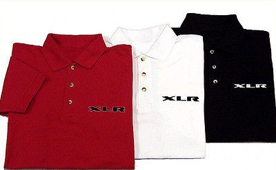 Cadillac XLR Polo Golf Shirt   XLR Embroidered Logo   New W/ Tags   GM