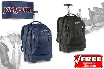 New JanSport Driver 8 TN89 Backpack Rolling Student Wheels Book Bag