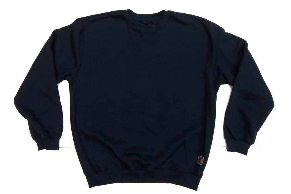 Carhartt Mens K186 Heavyweight Crewneck Sweatshirt Navy