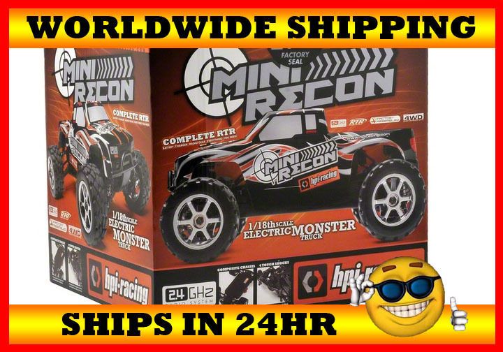 NEW HPI Racing 1/18 Mini Recon 2.4GHz RTR w/Squad One Body 105502