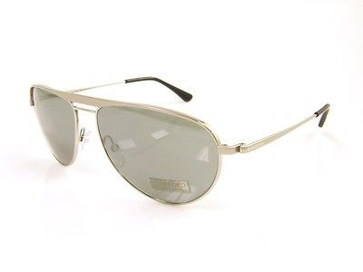 TOM FORD TF 207 WILLIAM AVIATOR SUNGLASSES 17C MATTE SILVER *