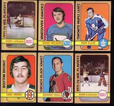 1972 73 Opeechee OPC #39 Carol Vadnais Bruins Ex/Mt