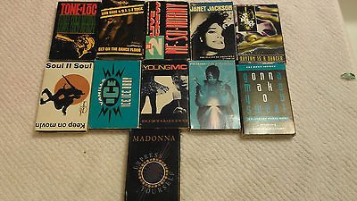 lot of hip hop cassettes