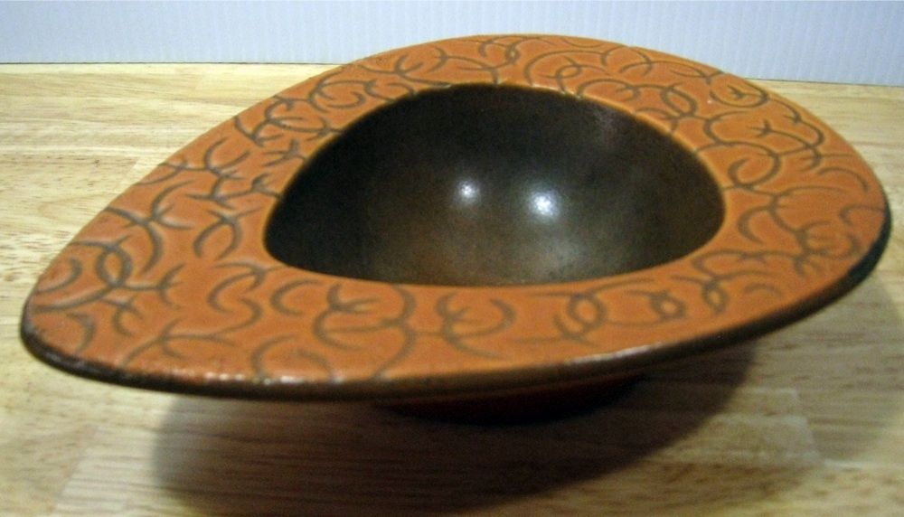 Hyalyn Mid Century Modern Art Pottery Porcelain Bowl On PopScreen