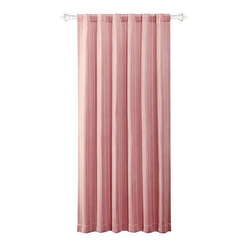 NIP Naptime Window Curtain Panel Light Pink Stripe Baby Girl Childrens