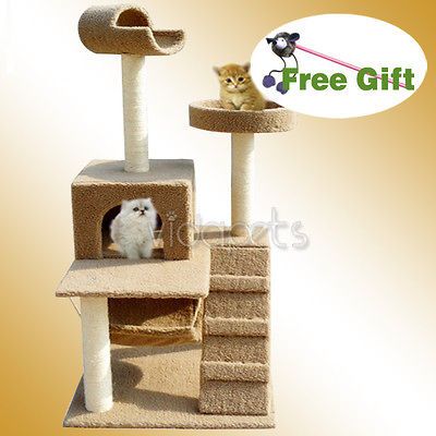 60 Brown Cat Tree House 86 Condo Scratcher Furniture