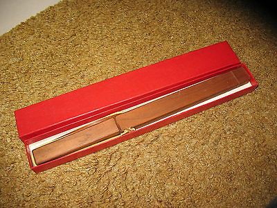 Carvel Hall Vintage Filet Knives New In Box Wooden Case Floats SHARP