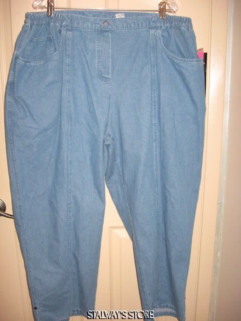 Daniels 3X Tummy Reducer Panel Pull On Side Elastic Jeans 28