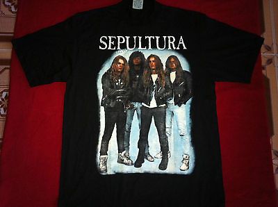 VINTAGE SEPULTURA T SHIRT ANTHRAX PANTERA MEGADETH METALLICA MOTORHEAD