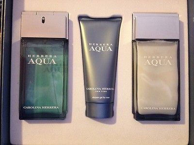 Gift Set For Men 3pcs Set Size 3.4 Oz Cologne by carolina Herrera