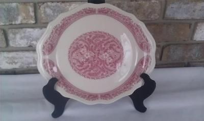 SYRACUSE CHINA ~ Red Strawberry Hill Pattern ~ 12 OVAL PLATTER
