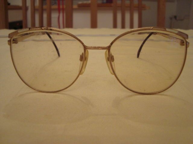 6033 20 RARE AUTH 80s VINTAGE OVERSIZED CAT EYE FRAMES EYEGLASSES