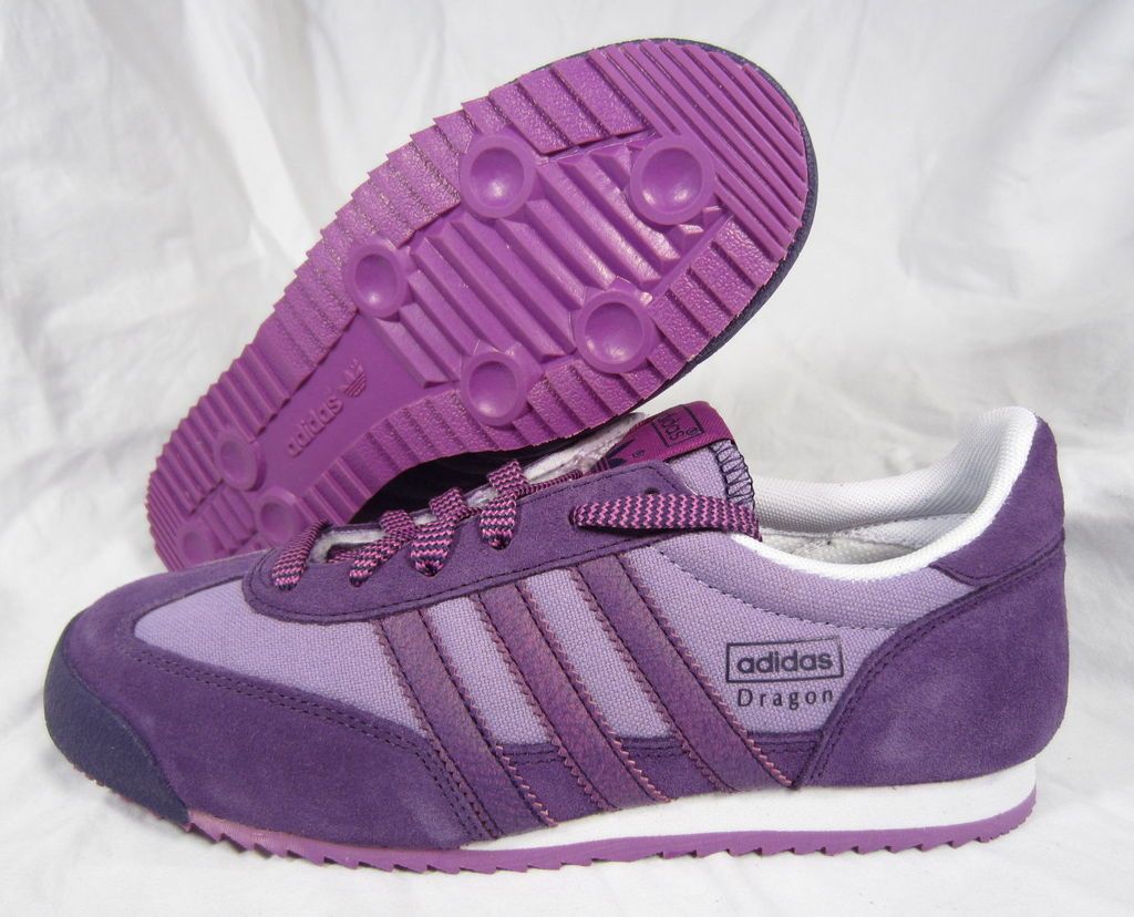 ADIDAS DRAGON LACE J SUEDE GIRLS YOUTH SHOES SIZE 5 WOMENS 5.5