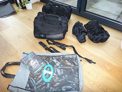 OXFORD ONE 1 MOTORCYCLE PANNIERS, EXCELLENT CONDITION