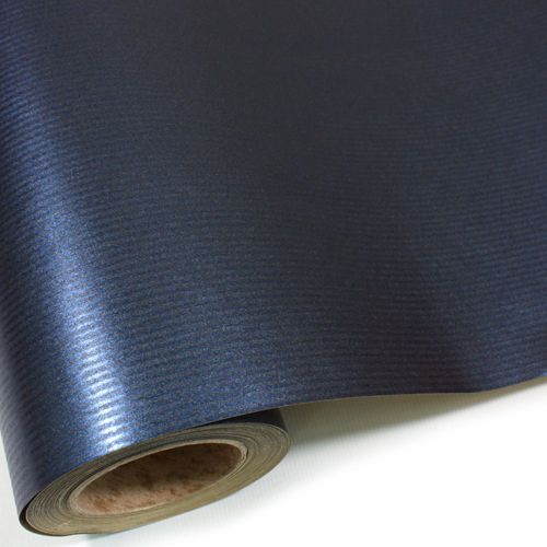 ] NEW NAVY SOLID COLOR GIFT WRAPPING PAPER ROLL 65 ft 20 metres