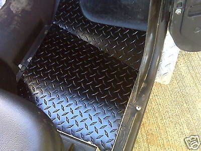 YAMAHA RHINO DIAMOND PLATE BLK FLOOR BOARDS 2004   UP