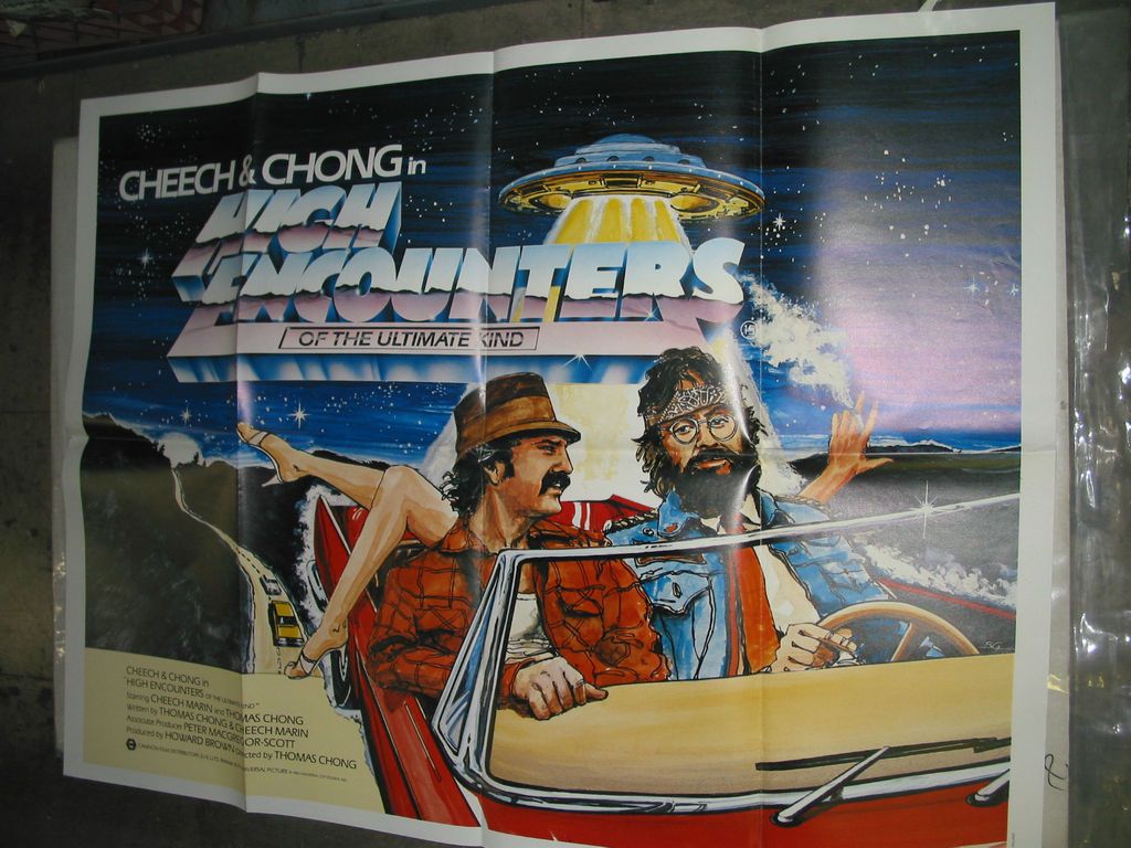 CHEECH AND CHONGS NEXT MOVIE / ORIGINAL BRITISH QUAD MOVIE POSTER