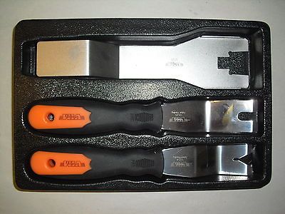 VIM TOOL PRODUCTS 3 piece Upholstery Tool Set V U Trim Tack Pry V614