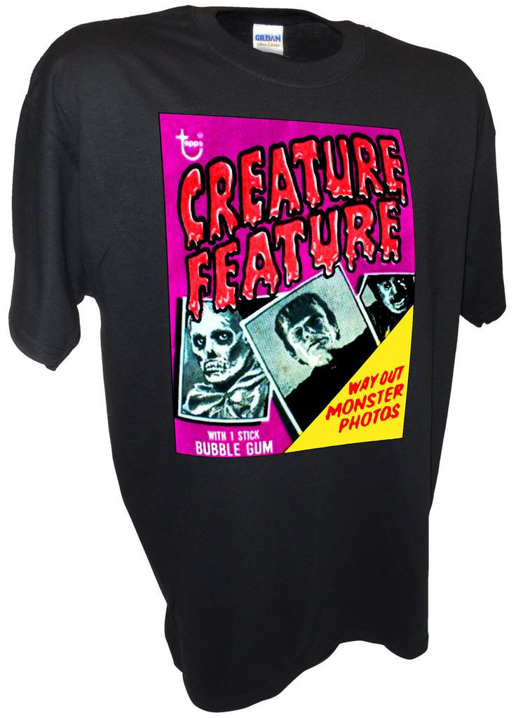 Creature Feature Frankenstein Vampires Skeleton Skull Famous Monsters