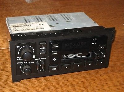 /NOS 1984 2000 Dodge RAM Jeep Cherokee Radio Cassette tape stereo OEM