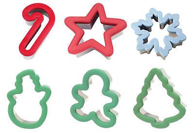 Wilton HOLIDAY COMFORT GRIP COOKIE CUTTER SET Christmas Snowman