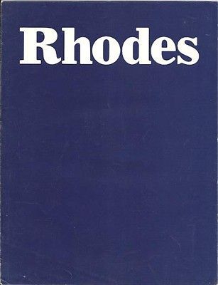 Vintage Rhodes El Piano MK 60 MK 80 original brochure