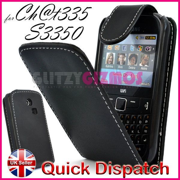 FLIP POUCH CASE COVER FOR SAMSUNG CHAT CH@T 335 S3350