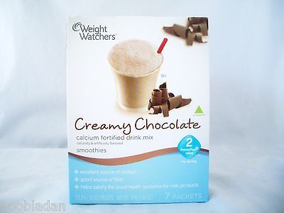 WEIGHT WATCHERS Creamy Chocolate Smoothie Mix 2 Points Plus New