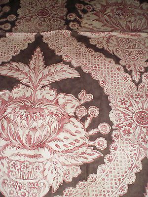 SCHUMACHER Suzani Brown Fabric Ethnic