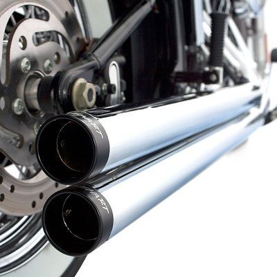 RINEHART PERFORMANCE CHURCHILL EXHAUST CHROME DYNA 06 13 WIDE GLIDE