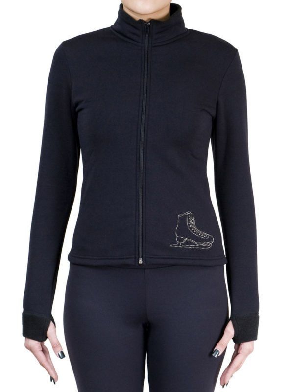 Figure Skating Polartec Fleece Jacket Rhinestone JR218F