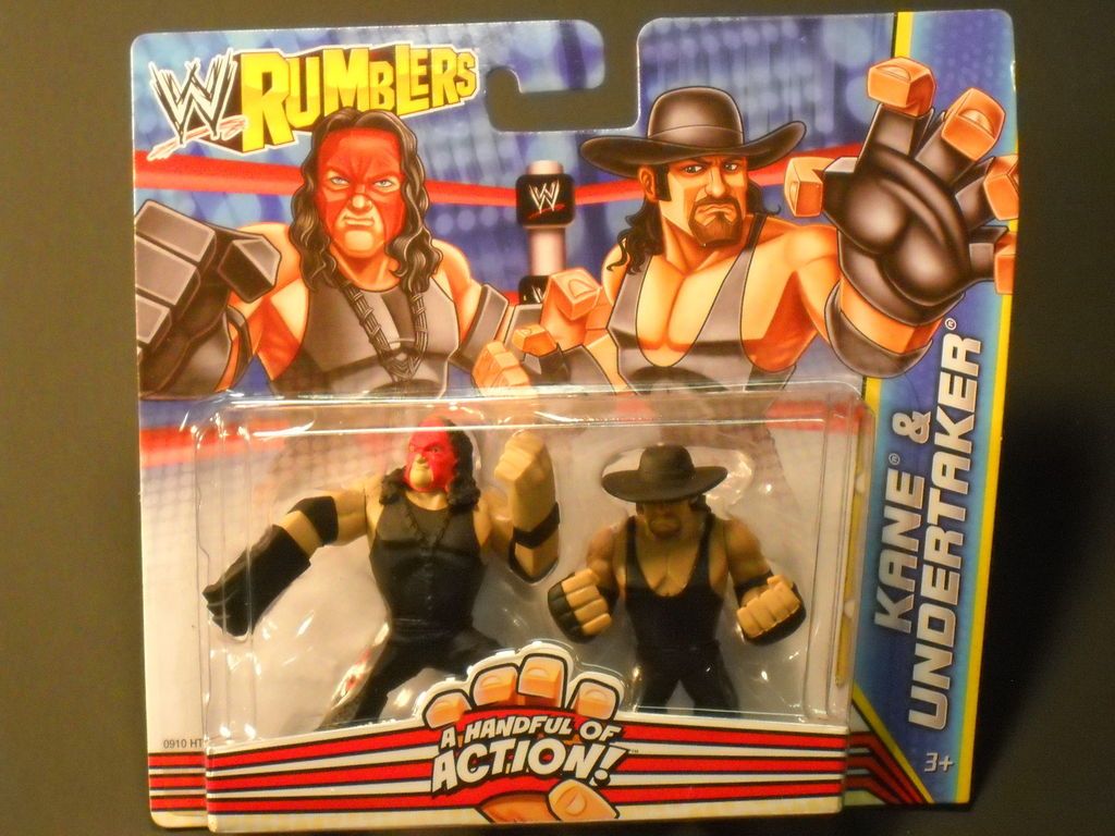 WWE RUMBLERS 2 PACK KANE & UNDERTAKER NEW MINI FIGURES NIP MOC VHTF